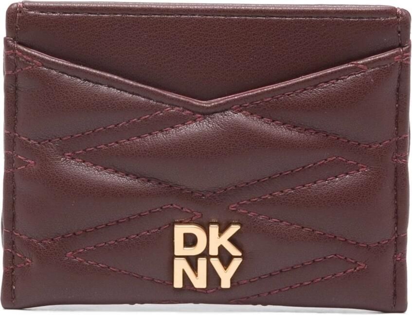 DKNY Rode Kaarthouder Portemonnee voor Vrouwen Red Dames - Foto 3