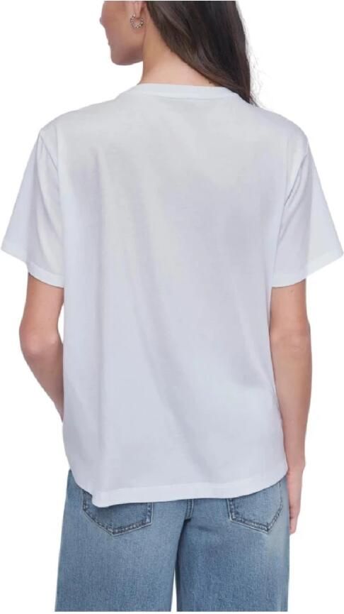 DKNY Subway Rhinestone T-shirt White Dames - Foto 2