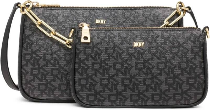 DKNY Crossbody bags Lexi Double Demi Crossbody in grijs