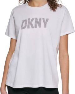 DKNY T-shirts and Polos White Wit Dames
