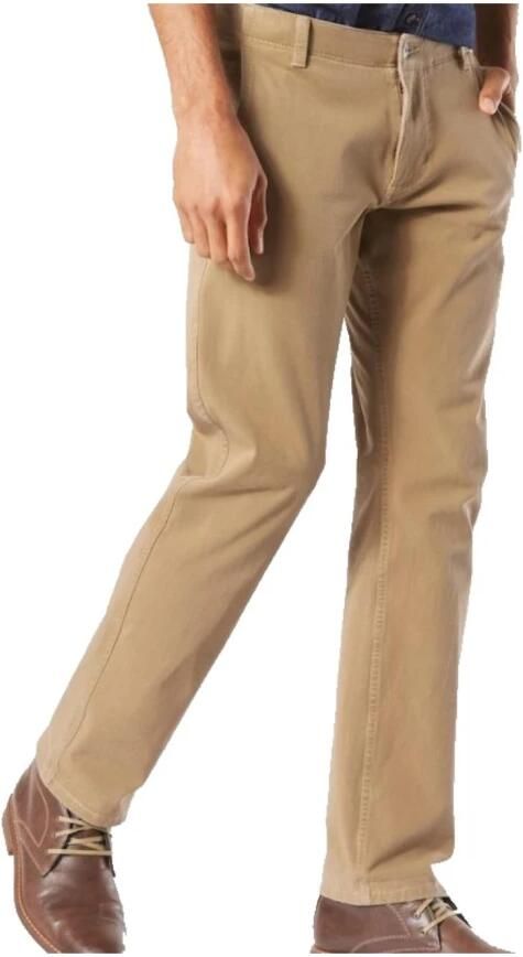 Dockers Beige Slim Broek 4 Zakken Rits Beige Heren - Foto 6
