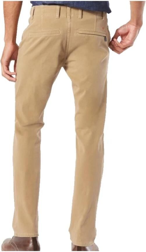 Dockers Beige Slim Broek 4 Zakken Rits Beige Heren - Foto 5