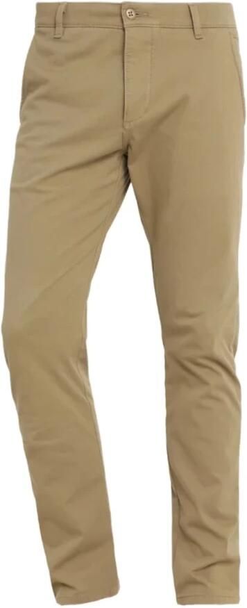 Dockers Bruine Herenbroek 5 Zakken Knopen Logo Brown Heren - Foto 5