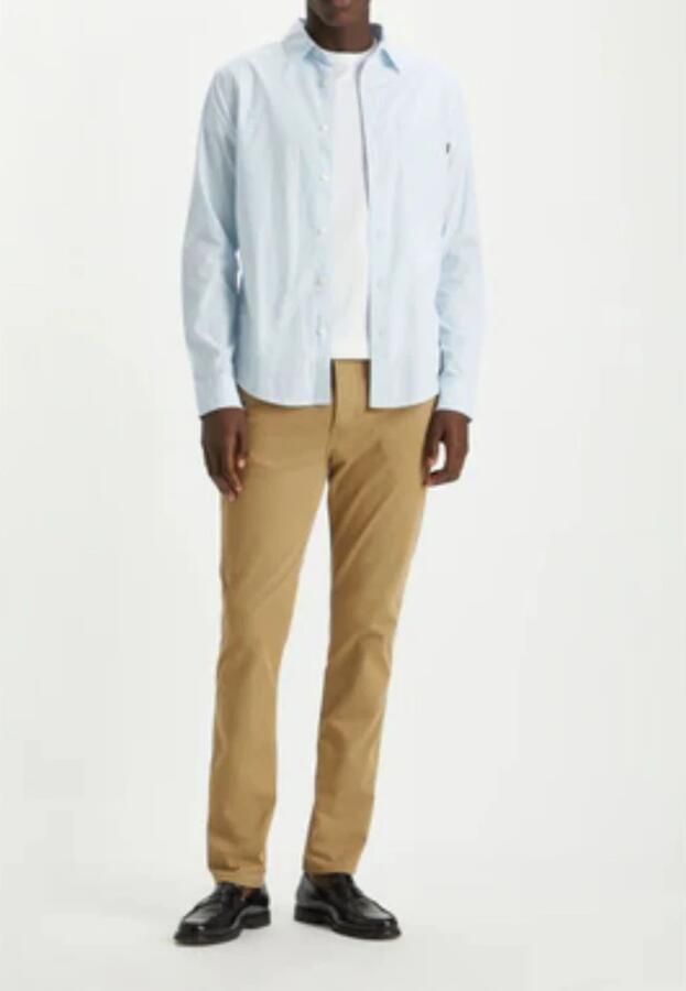 Dockers Bruine Herenbroek 5 Zakken Knopen Logo Brown Heren - Foto 2