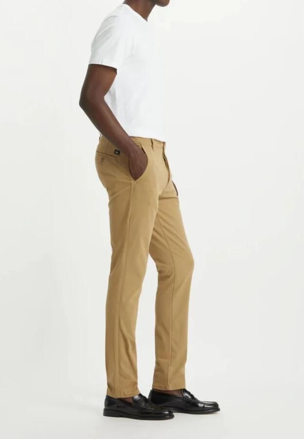 Dockers Bruine Herenbroek 5 Zakken Knopen Logo Brown Heren - Foto 3