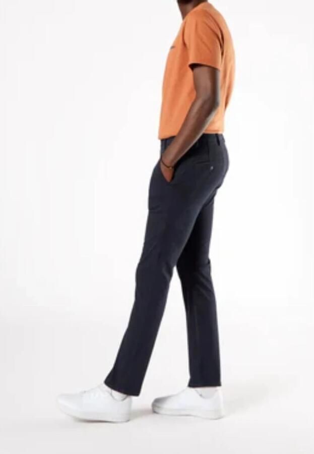 Dockers Blauwe Herenbroek 5 Zakken Knopen Logo Blue Heren - Foto 3