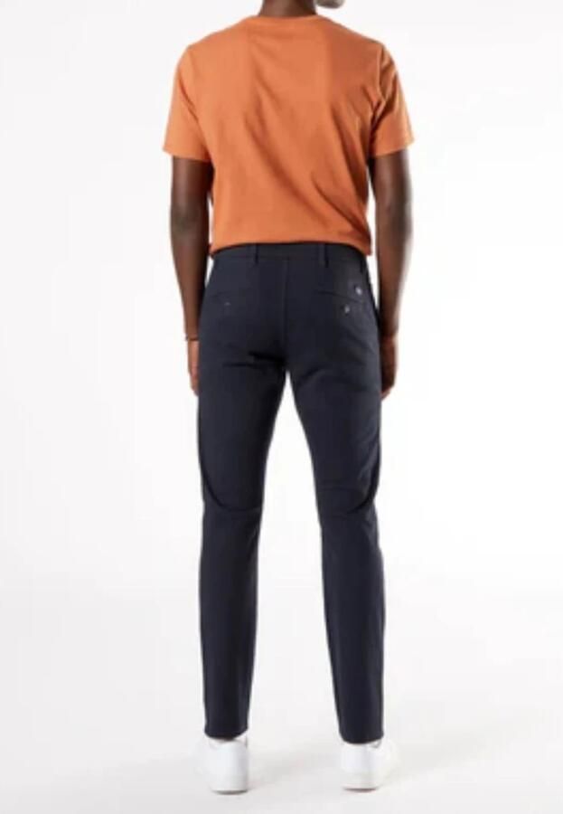 Dockers Blauwe Herenbroek 5 Zakken Knopen Logo Blue Heren - Foto 5