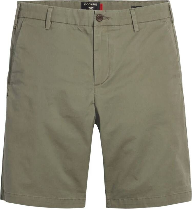 Dockers Moderne Chino Bermuda Shorts Green Heren