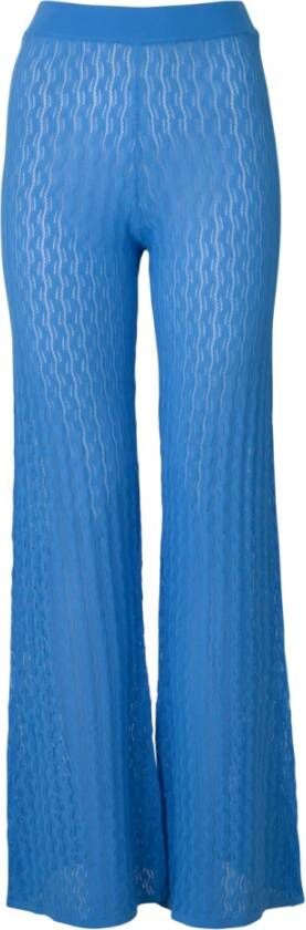 Dodo BAR OR Wide Trousers Blauw Dames