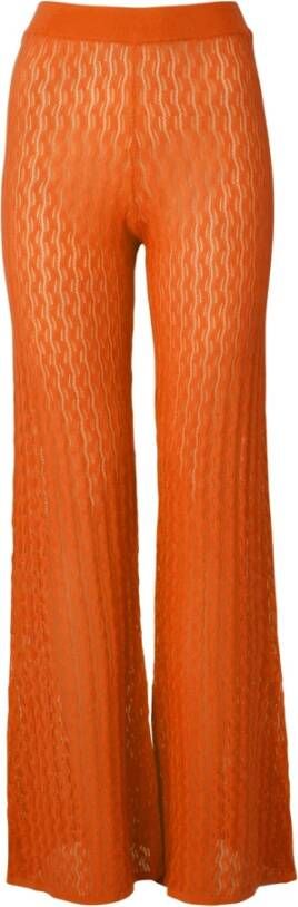 Dodo BAR OR Wide Trousers Oranje Dames