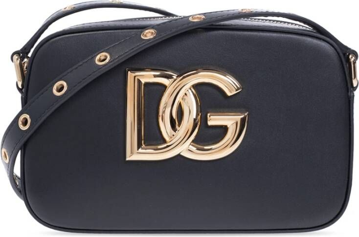 Dolce&Gabbana Crossbody bags Logo Crossbody Bag Leather in zwart