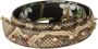 Dolce & Gabbana Exotische Leren Kristallen Omkeerbare Band Beige Dames - Thumbnail 1