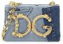 Dolce & Gabbana DG Girls crossbodytas met patchwork Blauw - Thumbnail 1