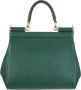Dolce&Gabbana Satchels Sicily Bag Medium Dauphine Calfskin in groen - Thumbnail 7