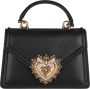 Dolce&Gabbana Crossbody bags Devotion Top Handle With Chain Shoulder Strap in zwart - Thumbnail 1
