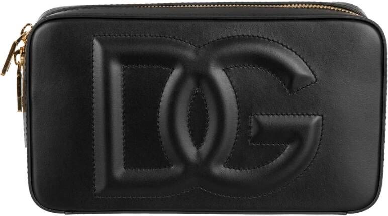 Dolce & Gabbana Schoudertas met Gouden Hardware en Afneembare Band Black Dames - Foto 10