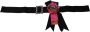 Dolce & Gabbana Barok Kristallen Taille Riem met Bloemenbroches Black Dames - Thumbnail 1