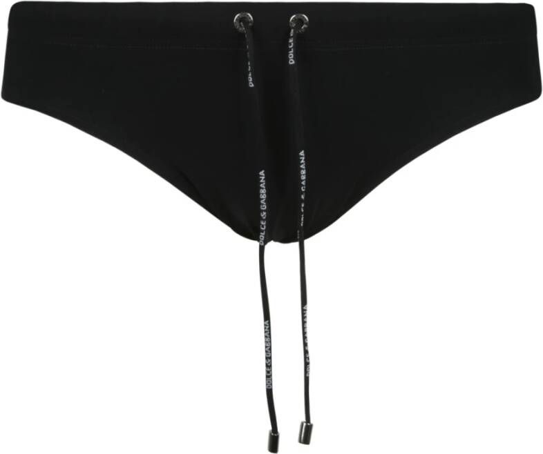 Dolce & Gabbana Stijlvolle zwarte zwemkleding voor heren Black Heren