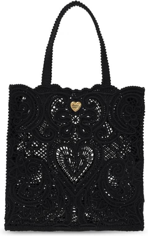 Dolce & Gabbana Beatrice shopper tas Zwart Dames