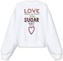 Dolce & Gabbana Bedrukte sweatshirt White Dames - Thumbnail 1
