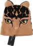 Dolce & Gabbana Bruine Cats Eye Geborduurde Beanie Muts Bruin Dames - Thumbnail 1