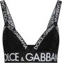Dolce & Gabbana Zwarte Beha met Logo en Kantaccenten Black Dames - Thumbnail 3