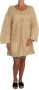 Dolce & Gabbana Beige Cardigan Crochet Knitted Raffia Sweater Beige Dames - Thumbnail 1