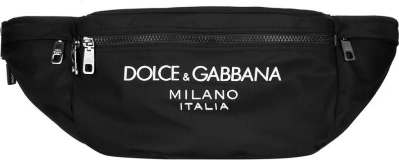 Dolce & Gabbana Stijlvolle Heren Riemtas Black Heren