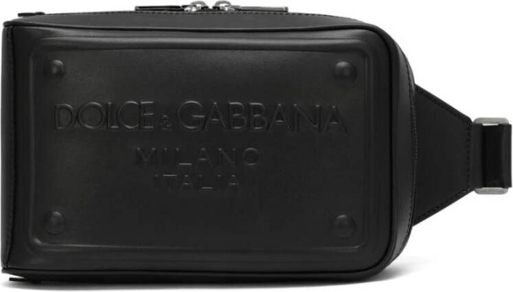 Dolce & Gabbana Marsupi Embossed Draagzak Black Heren