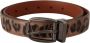 Dolce & Gabbana Luipaard geëmbosseerde leren Riem Brown Dames - Thumbnail 1