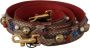 Dolce & Gabbana Python Leren Studs Schouderband Brown Dames - Thumbnail 1