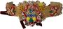 Costume National Bruin Leren Sleutelhanger met Zilverkleurig Metaal Brown Unisex - Thumbnail 3