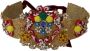 Dolce & Gabbana Verfraaide bloemige kristallen brede taille riem Bruin Dames - Thumbnail 1