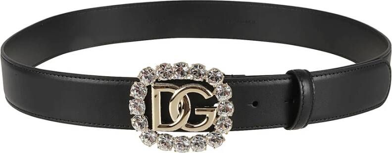 Dolce & Gabbana Logata Vit.liscio+Dg+O Riem Trendy Accessoire Black Dames