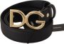 Dolce & Gabbana Multicolor Breed Leren Bloemen Gouden Metalen Gesp Riem Meerkleurig Unisex - Thumbnail 3