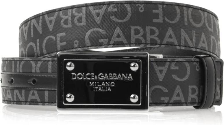 Dolce & Gabbana Belts Zwart Heren