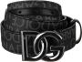 Dolce & Gabbana Verhoog je stijl met bedrukte canvas riem Black Heren - Thumbnail 5
