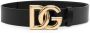 Dolce & Gabbana Luxe Zwart Goud Leren Riem met DG Logo Black Heren - Thumbnail 5