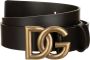 Dolce & Gabbana Verstelbare Logo Riem Zwart Black Heren - Thumbnail 5