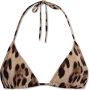 Dolce & Gabbana Leopard Bikini van polyamide Brown Dames - Thumbnail 1