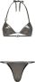 Dolce & Gabbana Zilveren Triangel Bikini Gray Dames - Thumbnail 1