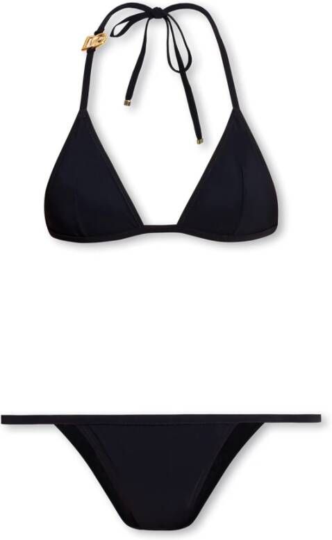 Dolce & Gabbana Bikini met logo Zwart Dames