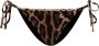 Dolce & Gabbana Bruine Luipaardprint Bikini Broekje Brown Dames - Thumbnail 1