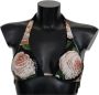 Dolce & Gabbana Bloemenprint Bikini Top met Logo Sluiting Meerkleurig Dames - Thumbnail 1
