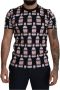 Dolce & Gabbana Elegante zwarte Bacio Di Venere print tee Multicolor - Thumbnail 1