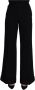 Dolce & Gabbana Black Cashmere Wide Leg Wo Trouser Pants Black - Thumbnail 1