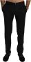 Dolce & Gabbana Black Dress Formal Trouser Mens Wool Pants Zwart Heren - Thumbnail 1