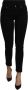 Dolce & Gabbana Black Mid Waist Slim Denim Stretch Cotton Jeans Zwart - Thumbnail 1