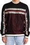 Dolce & Gabbana Zwart Rood Mesh Sport Pullover Crewneck Sweater Multicolor Heren - Thumbnail 1