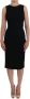 Dolce & Gabbana Zwarte mouwloze Bodycon knielengte jurk Black Dames - Thumbnail 1